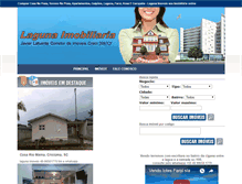 Tablet Screenshot of lagunaimobiliaria.com